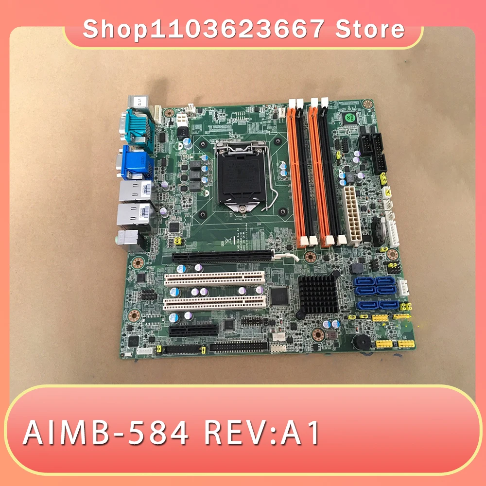 For Advantech Industrial Motherboard AIMB-584QG2 19A6058401-01 AIMB-584 REV:A1