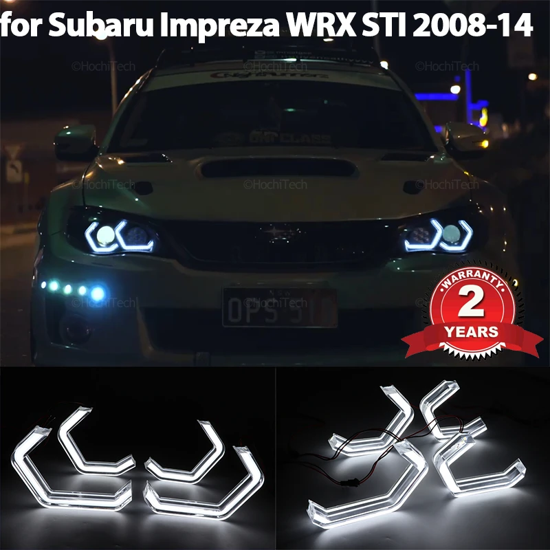 

For Subaru Impreza WRX STI 2008-2014 Car Accessories Ultra bright DTM M4 Style led Angel Eyes halo rings Day Light