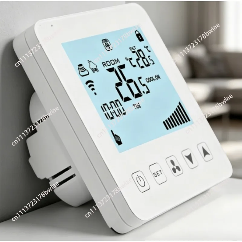 HY08AC-4 WIFI room electronic wifi thermostat central air conditioner for fan coil cooling system