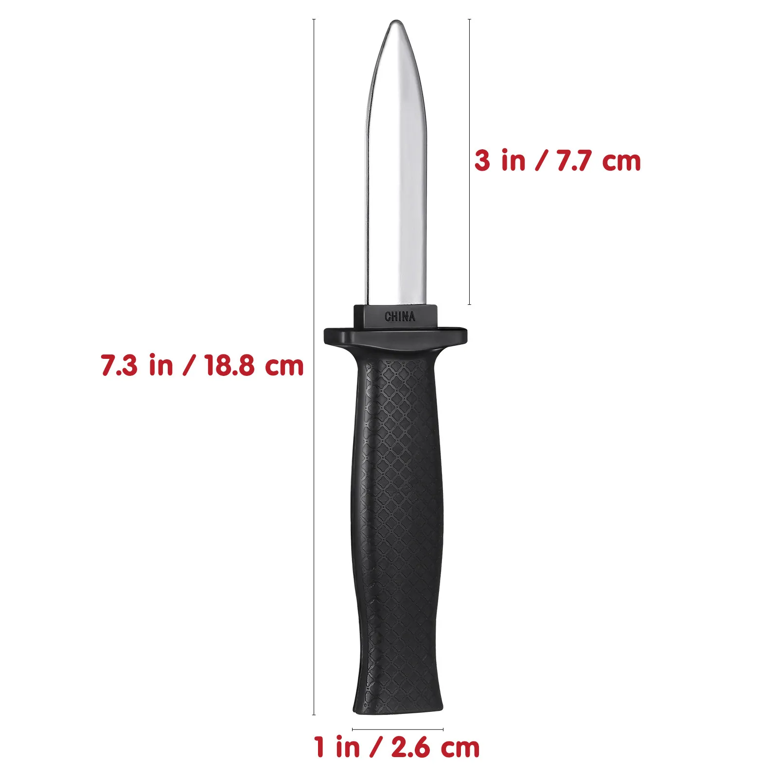 2Pcs Black Role Play Retractable Knife Fake Disappearing Trick for Halloween Pranks Joke Novelty Gag Prop Retractable Knife