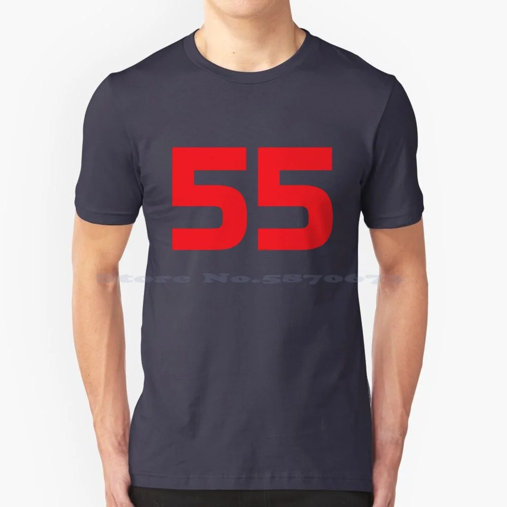 Sainz 55 2022 T Shirt 100% Cotton Tee Carlos Sainz 55 Carlos Sainz 2022 Sainz Carlos Sainz Charles Leclerc Carlos Sainz Jr Sainz