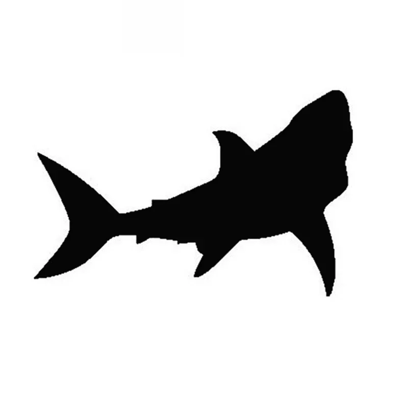 

Great White Shark Sticker High Quality Car Window Decoration Personality Pvc Waterproof Decal Black/white, 17cm*11cm