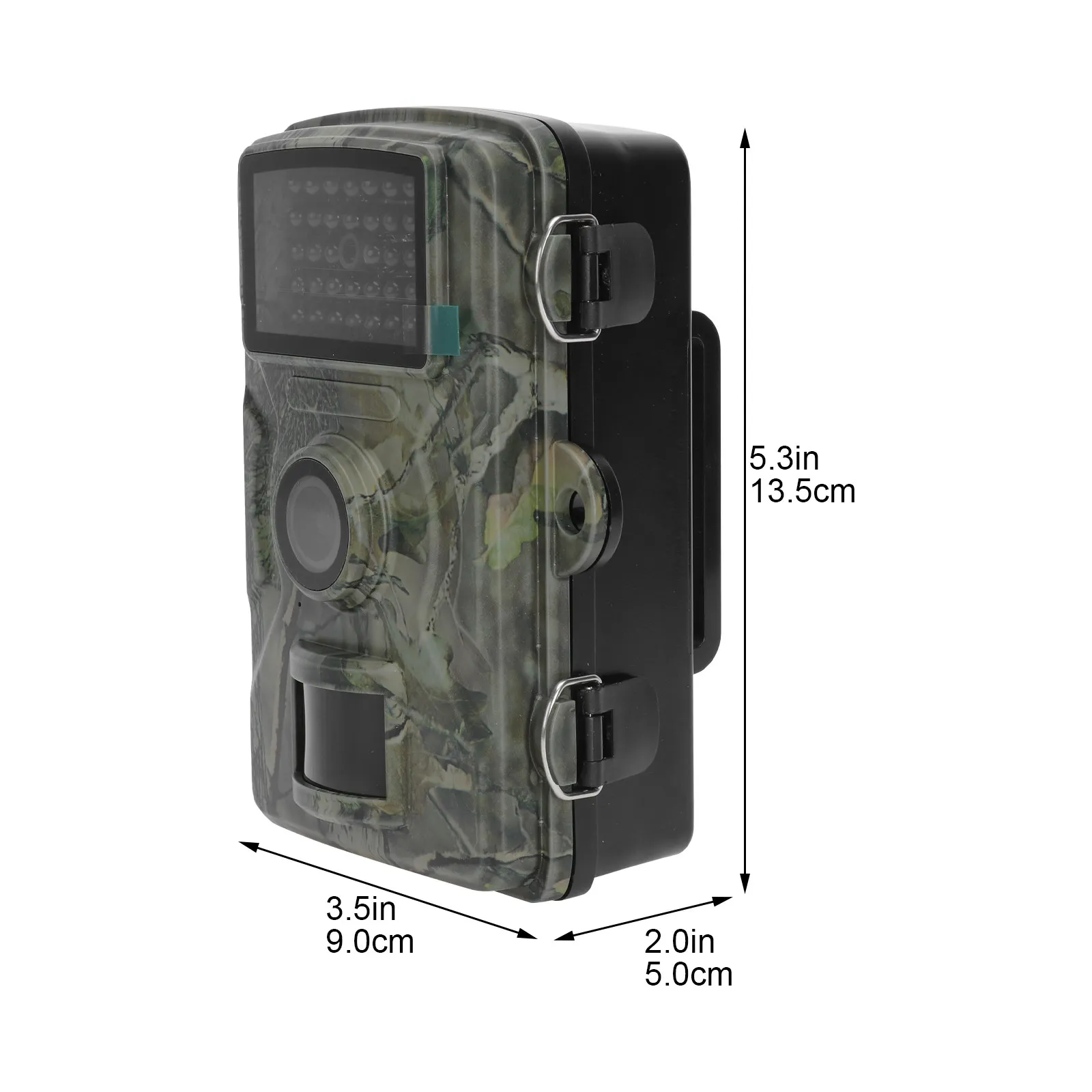 Game Hunting Camera 12Mp 1080P Video with Audio 0.8 Second Trigger Speed 120 Degree Pir Motion Detection IP66 Waterproof Trail