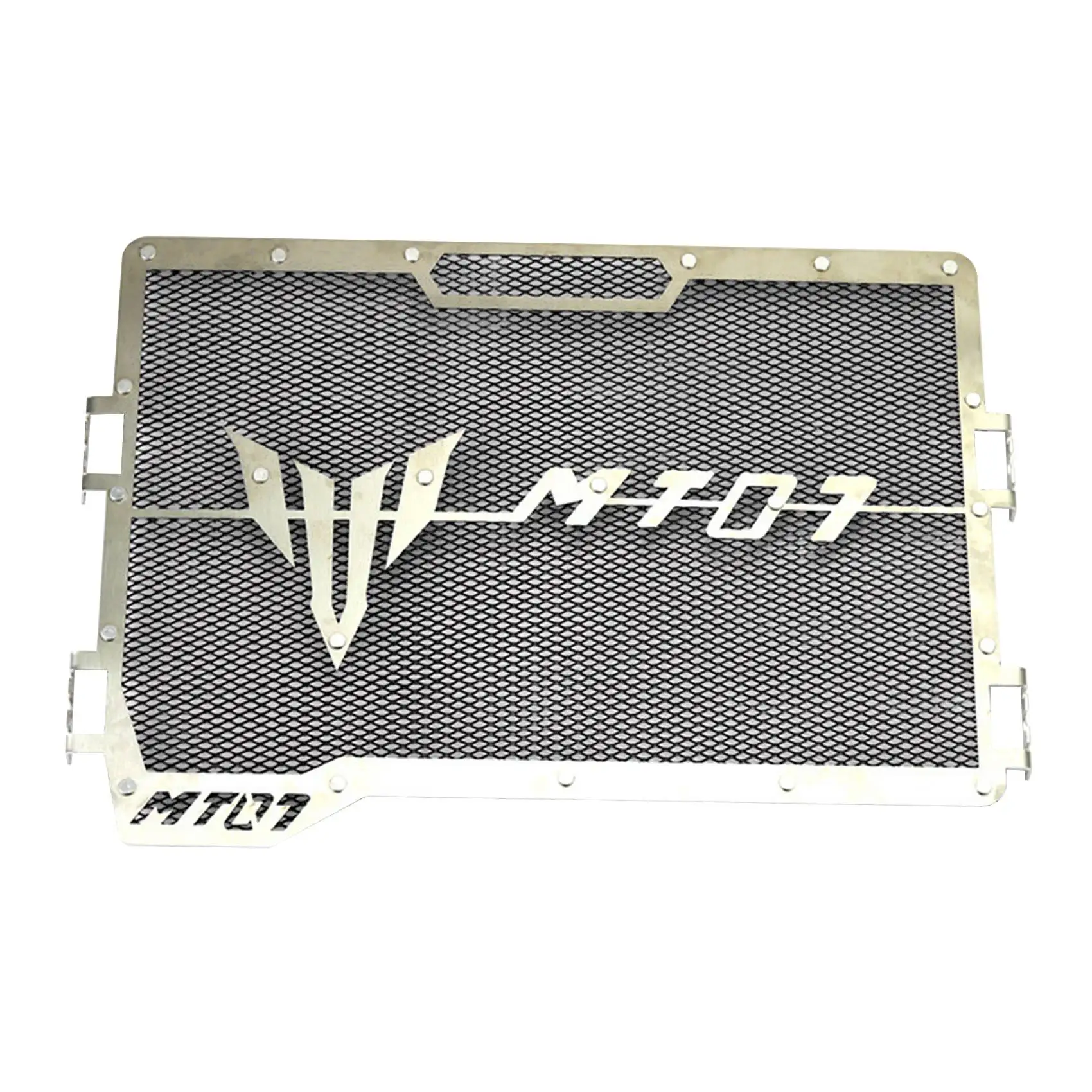 Motocicleta Radiator Grille para Yamaha, capa protetora, preto, MT-07, FZ-07, 2014-2019