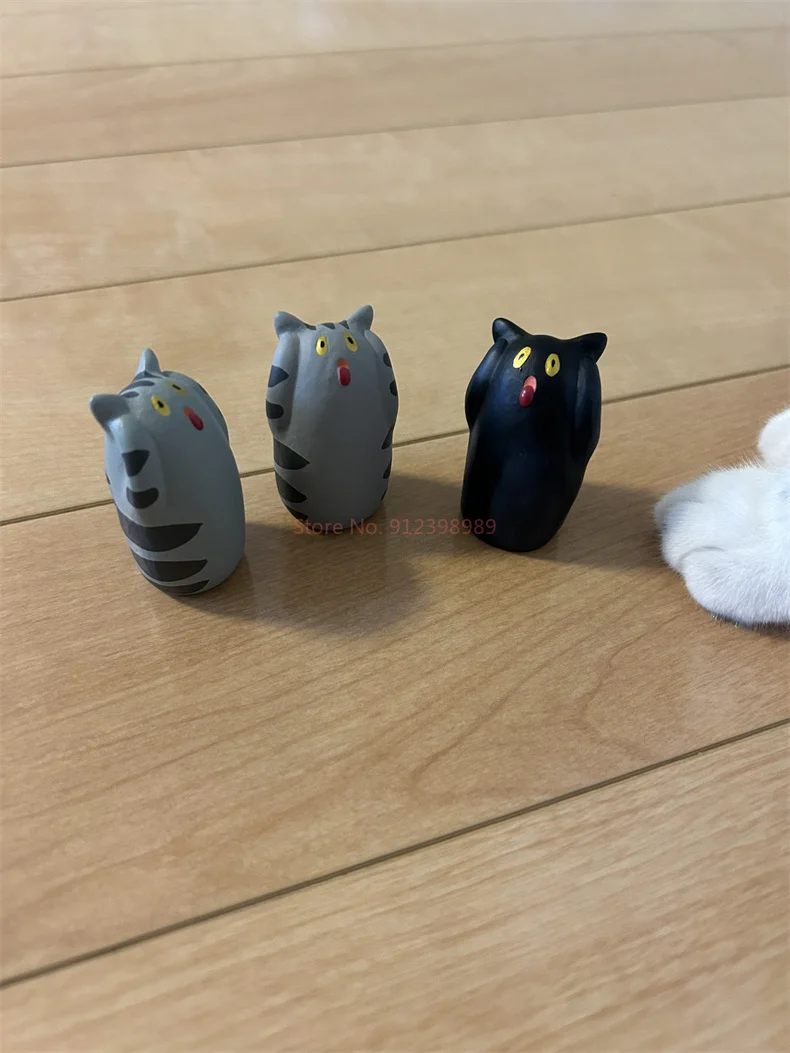 ألعاب المقصورة ألعاب الكبسولات مضحك الحيوان الصراخ فرحان العالم الشهير اللوحة الغوريلا العانس القط هاتشي نيكو كاليكو حلية أرقام