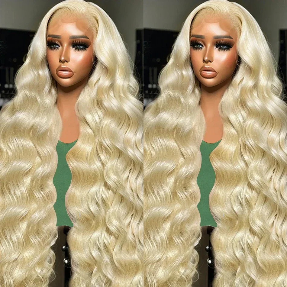 30 Inch 13x6 Lace Front Wig 13x4 HD Transparent Human Hair Wig 613 Body Wave Brazilian Remy Human Hair