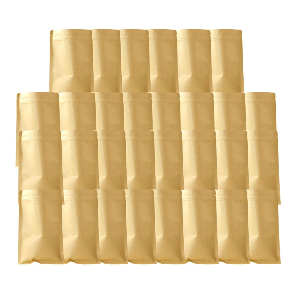 100Pcs Food Pouch Self-Sealing Bag Premium Material Durable Heavy Duty Resealable for Markets Shops Retail Stores Dried Fruits