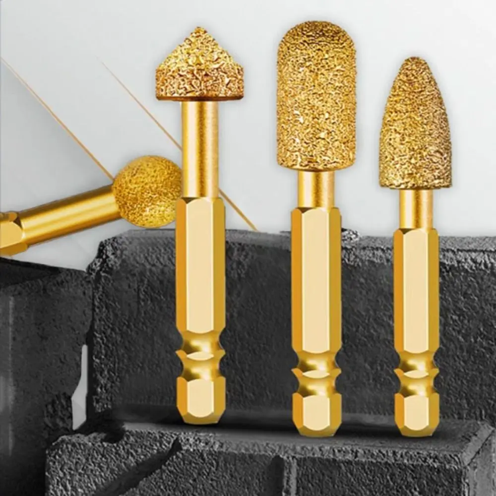 

Шестигранный хвостовик, борфрезы с покрытием Adamas, эффективный абразивный инструмент, прочный инструмент, набор вращающихся инструментов Adamas, тонкая детализация