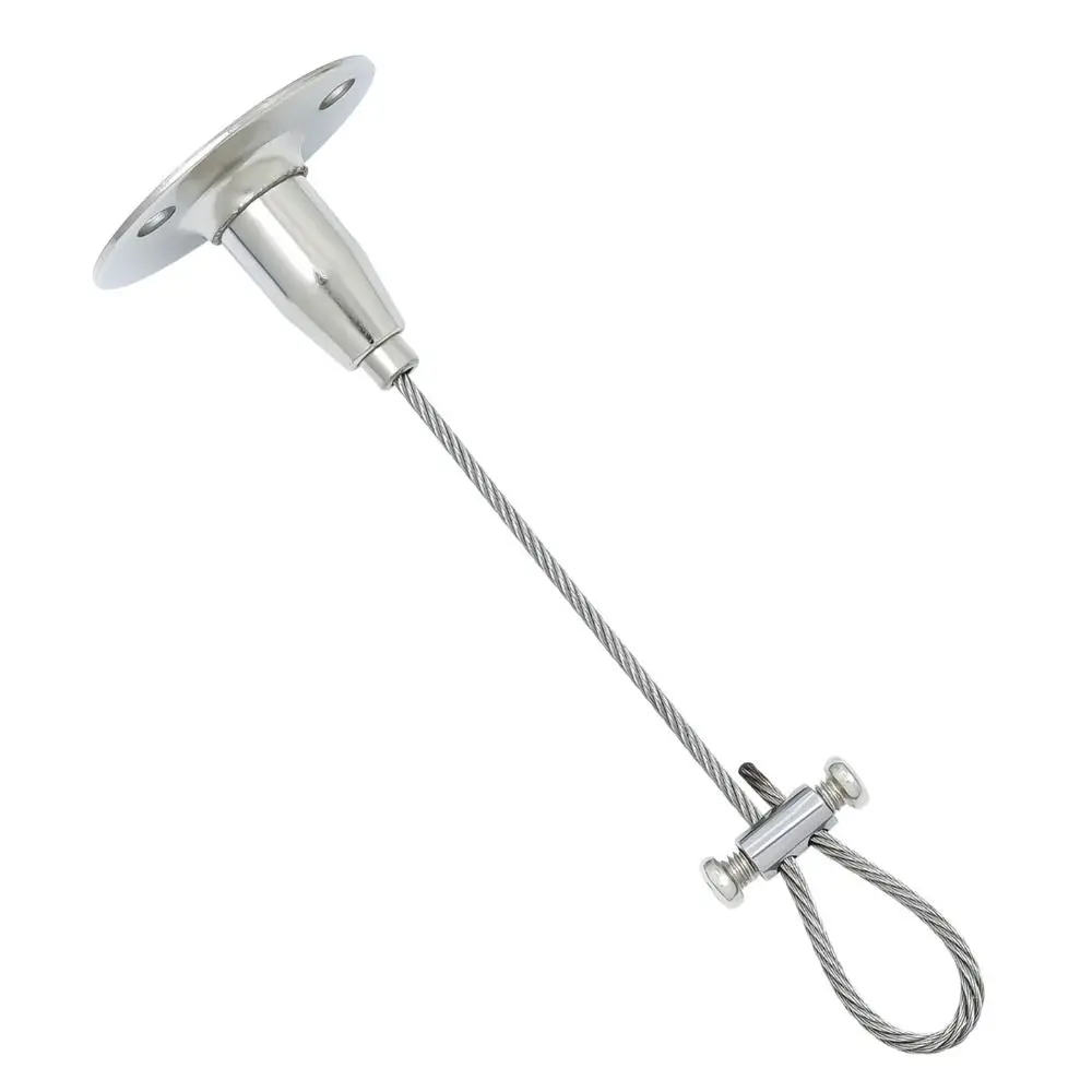 Stainless Steel Steel Wire Rope Adjustable Curved Layouts Shower Curtain Rod Support Rope Universal Straight Layouts