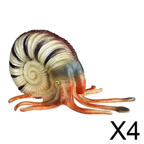 

Пластиковая модель ракушки, реалистичная миниатюрная фигурка животного, украшение для аквариума и горшечных растений