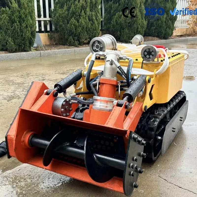 Advanced Waterproof Submersible Dredging Robot Remote Controlled High Power Crawler For Industrial Pipe Sediment Cleaning Tool