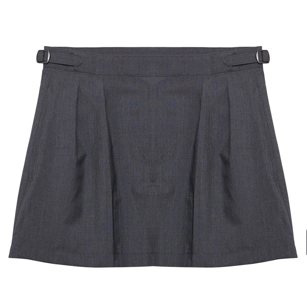 Ladies' black grey casual short skirt #Q2132