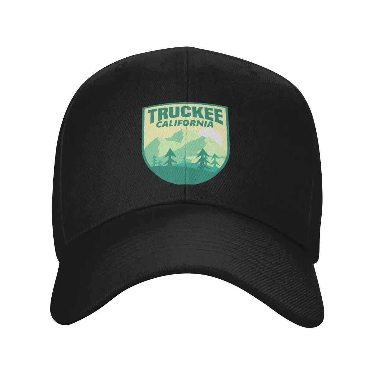 Truckee California Art Sticker Baseball Cap Icon Luxury Hat Woman Men's