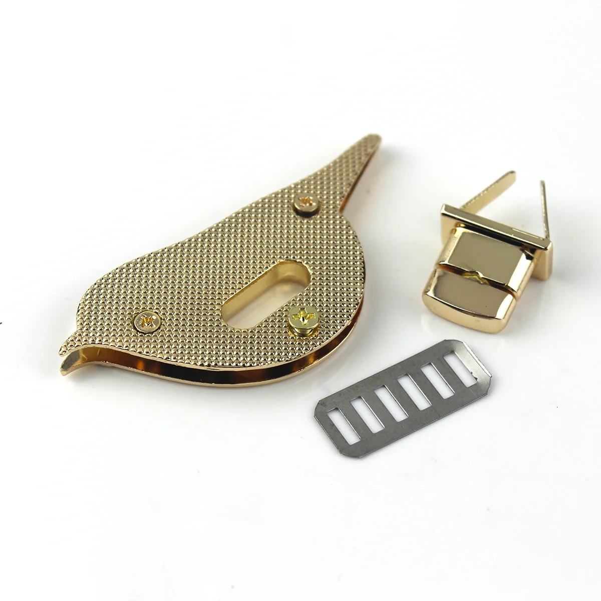 1piece Metal Bag Lock Bird Shape Twist Turn Lock Closure Clasp Buckle Leather Craft Bag Parts Purse DIY Hardware Accessories