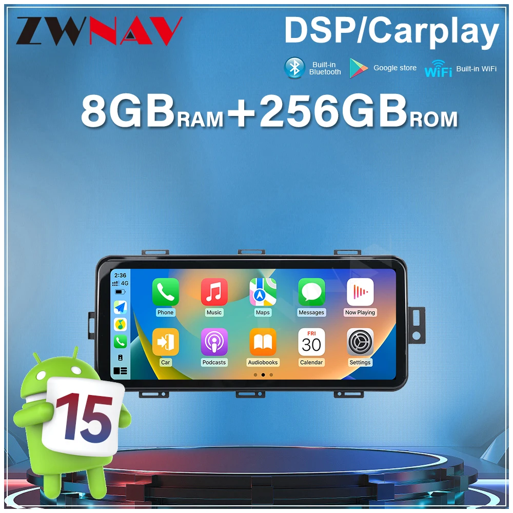 12.3 Inch Flip Screen Android 15 Multimedia Stereo For Land Rover Range Rover Vogue L405 Sport L494 2013-2017 Wireless CarPlay