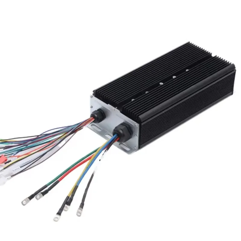 

Новый стильный контроллер для электромобилей 48В-72В 6000Вт, бесщеточный двигатель BLDC, трехфазный, защита IP65, модель А