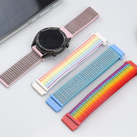 22mm 20mm Band For Samsung Galaxy Watch 4 6 classic 5 Pro 3 active 2/Gear S3 Nylon loop Bracelet Huawei watch GT 2 3 pro 4 strap