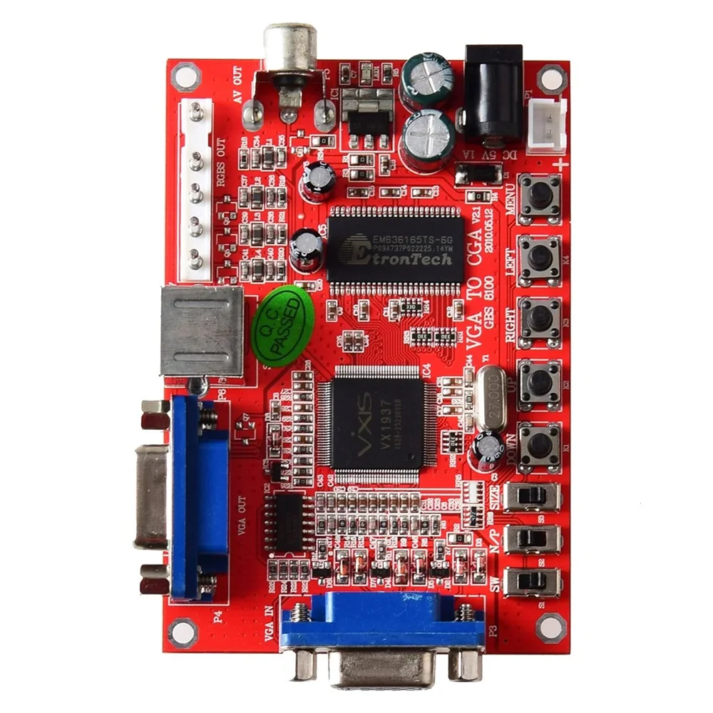 

1Pc GBS-8100 High Definition Video Converter Board Red GBS-8100 Arcade Game Video Conversion Card Supports VGA/SVGA/XGA/SXGA