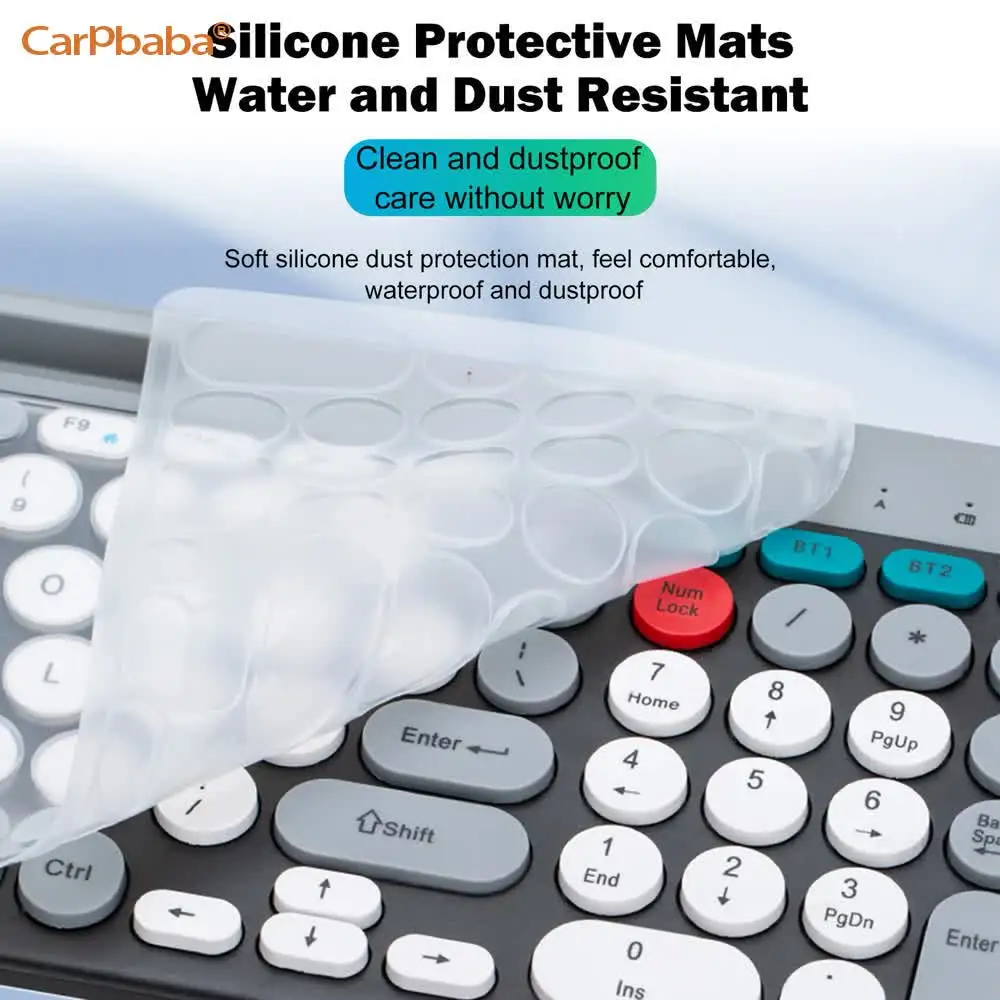 Carpbaba 806 Keyboard dan Mouse nirkabel, Keyboard dan Mouse nirkabel dua mode, Kombo 2.4G Bluetooth 5.0, Keyboard membran, Mouse Keyboard BT dapat diisi ulang