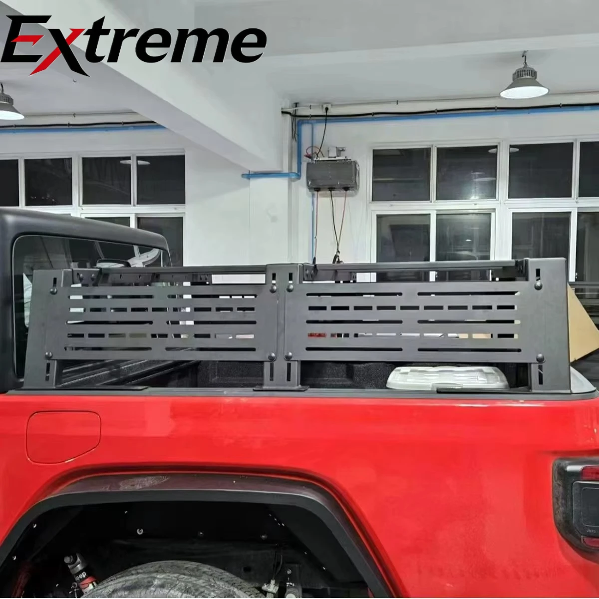 Universal Type Roll Bar Sport Bed Rack for Pickup Trucks Steel Adjusted Anti-Roll Bar LED Light Perfect Fit Every Pickups Tacoma
