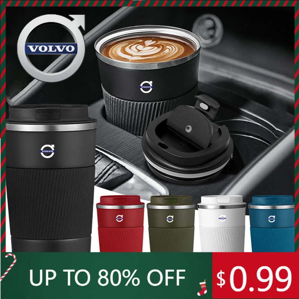 

Эмблемы, автомобильный значок, портативная термос из нержавеющей стали, кружка, кофейная чашка, аксессуары для Volvo RDESIGN V60 XC60 XC60 XC90 XC90 C30 S80