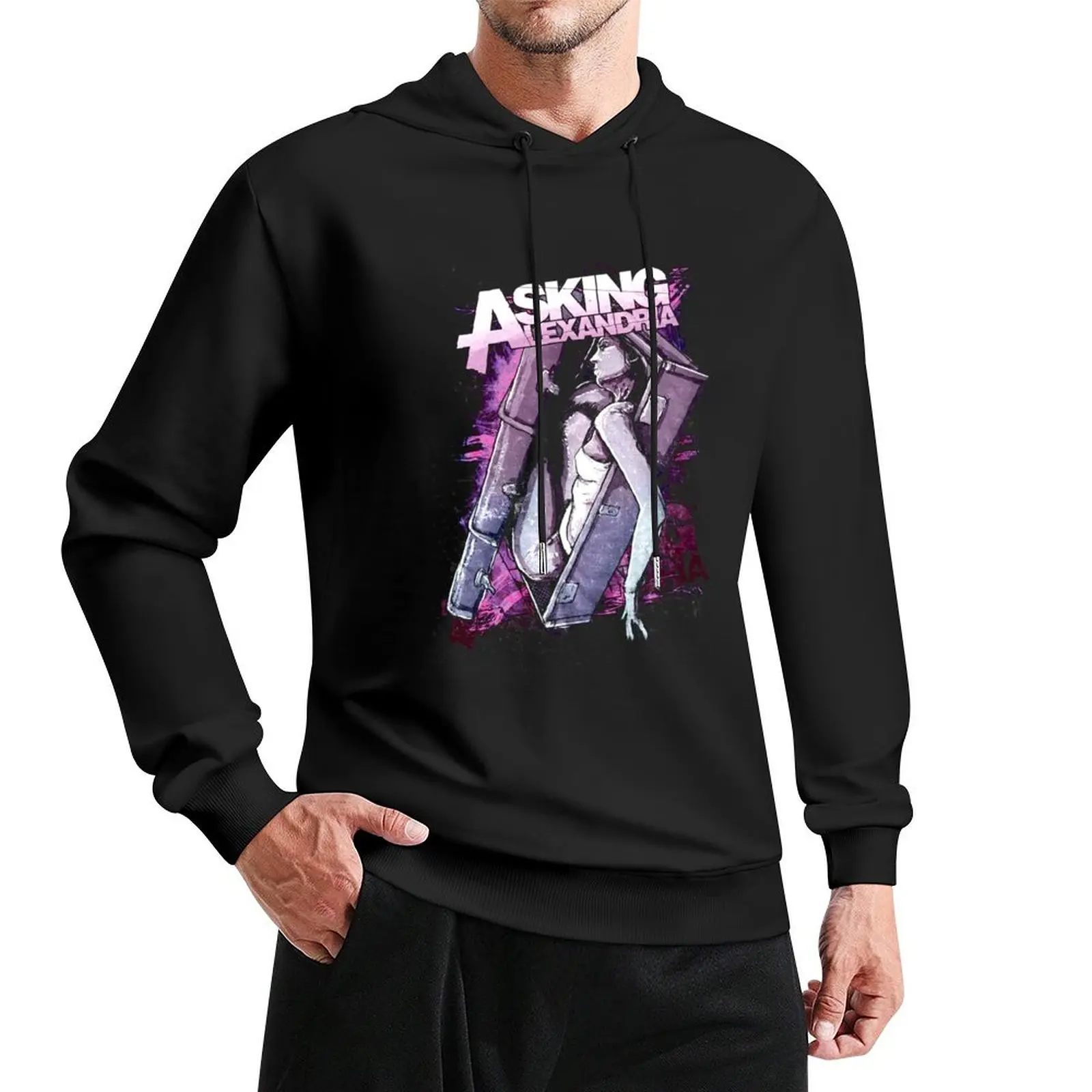 asking alexandria Pullover Hoodie anime clothing men's clothes mens clothes mens hoodie