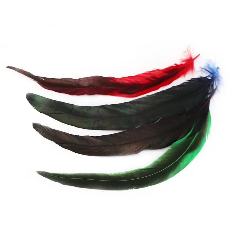 100 قطعة ريش الديك للحرف اليدوية 25-35 سنتيمتر/10-12 بوصة ريشة الدجاج الدراج كرنفال أعمدة الزفاف الزخرفية