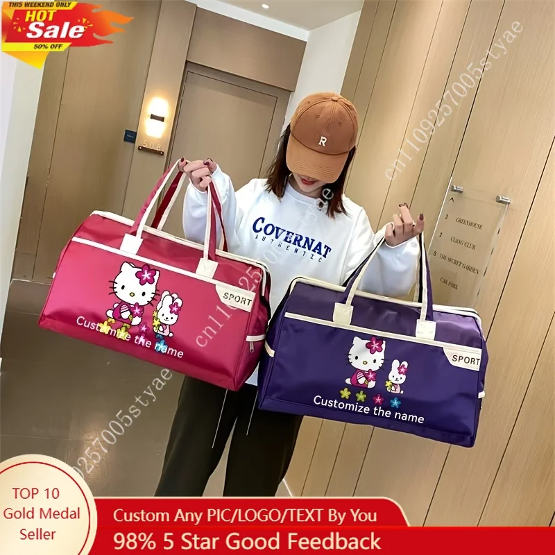 

Hello Kitty Gym Bag Custom Hello Kitty Gym Bags Sanrio Style Fashionable Prints Ideal for Outdoor Travel and Fitness