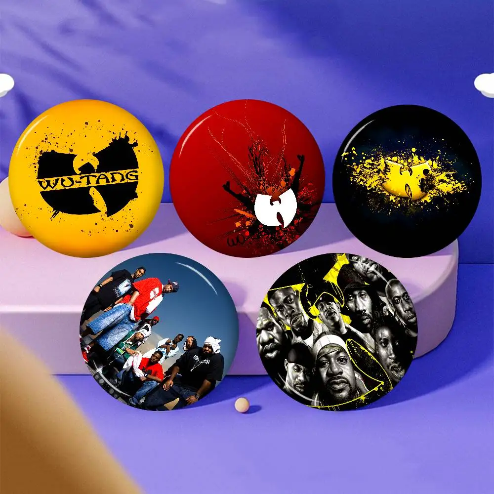 Hip Hop Group Wu Tang 58mm Cute Anime Figure Icon Badge Handmade Tinplate Brooch For Backpack Clothes Chest Ornament Gifts