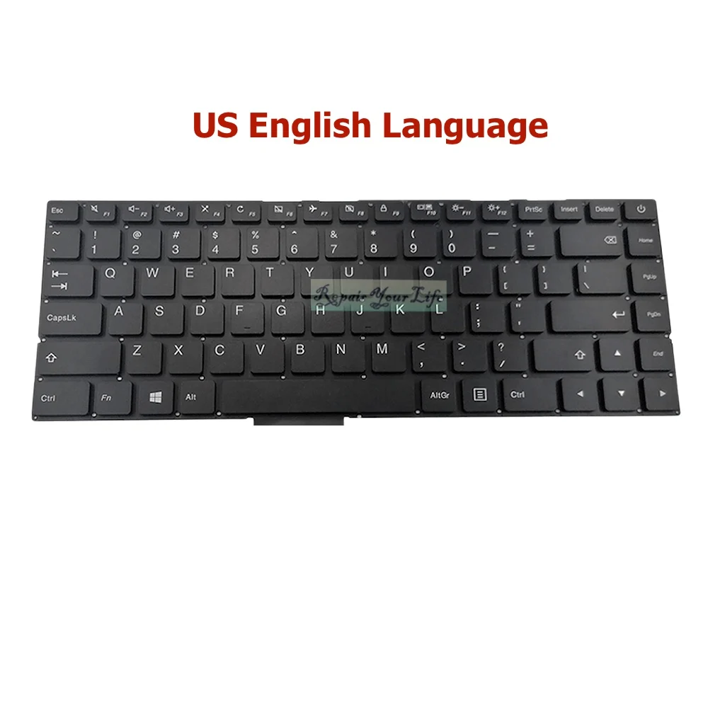 Klawiatury do notebooków US Spain Latin Brazil do EZBook S5 MB 30011007   YJ-961/Dla EVOO EVC141-6PR EVC141-6BK YXT-NB93-122 PT-BR LA