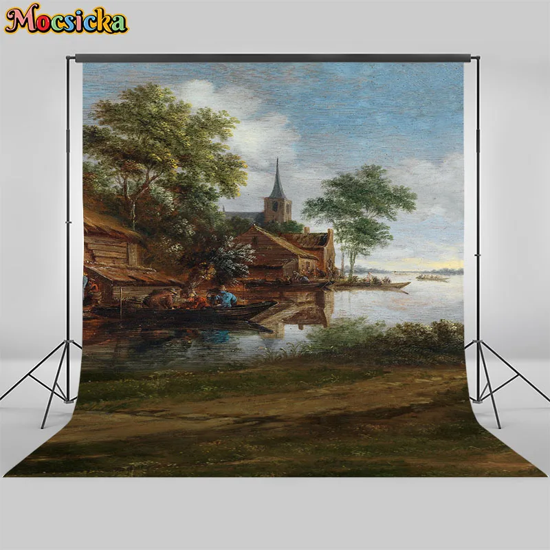 

Mocsicka Retro Abstract Photography Backgrounds Landscape Countryside Decor Backdrop Adult Portrait Art Photo Booth Props Banner