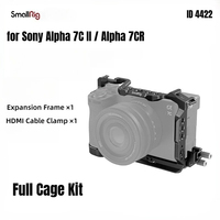 SmallRig 4422 A7CR Full Cage Kit for Sony Alpha 7C II / Alpha 7CR - Built - in Quick Release Plate Cable Clamp & Shoe Mount