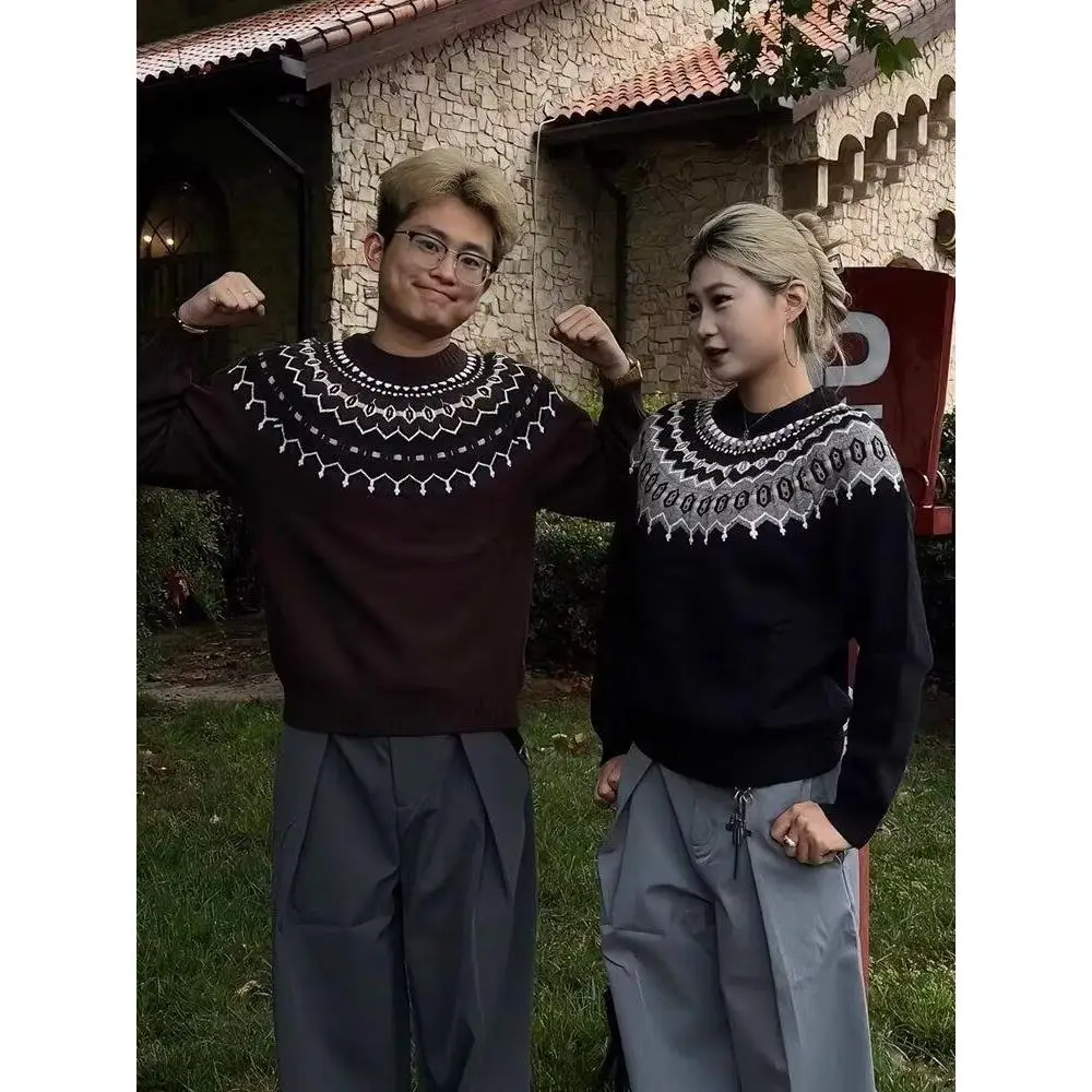 

Осень-зима, вязаный свитер с v-образным вырезом, кардиган, мужская цветная повседневная верхняя одежда, свободная посадка, длинный свек, термополиэстер