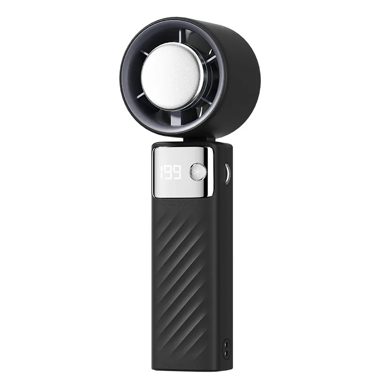 야외 냉각용 휴대용 소형 선풍기, 아이스 컴프레스, 강력한 풍력, 휴대용 USB 충전, 마운틴 버클 팬