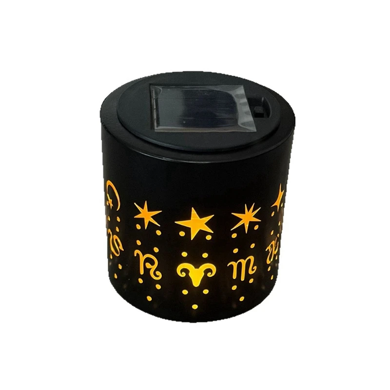 DT16 Solar Garden Lights Outdoor Twelve for Constellation Projection Wall Light Waterproof Decorative Ambient Light for Gardens