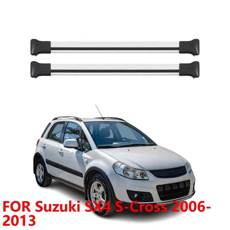 Roof Rack Cross Bars for Suzuki SX4 S-Cross 2006-2013, Gray Luggage Carrier 2Pcs