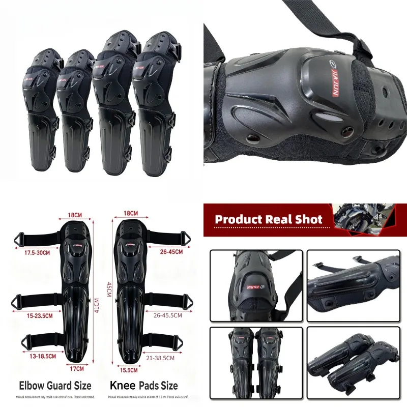Motorcycle Nighttime Reflection Knee And Elbow Pads Motorcycle Riding Protective Gear Protective Gear Motorcycle Equipment