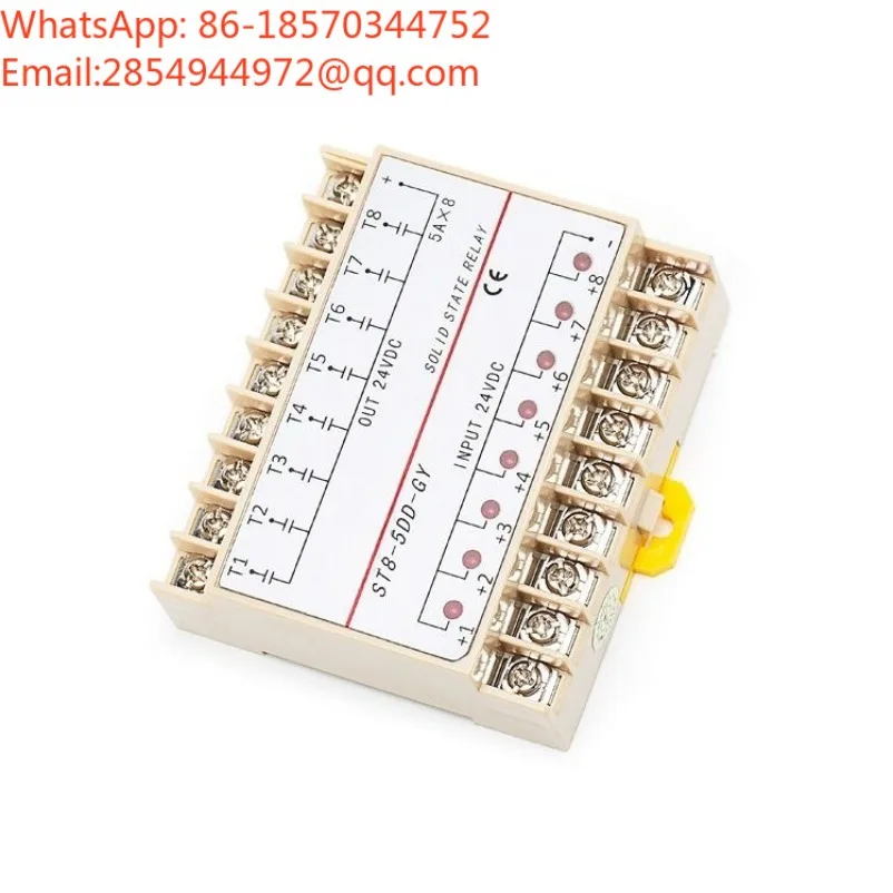 2026    ST8-5DD Multichannel PCL Amplification Module DC Motor Single Phase Contactor Solid State Relay