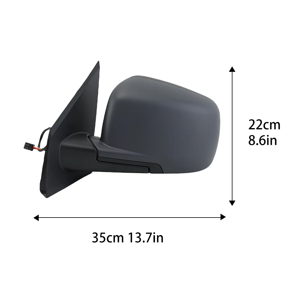 Side Mirror for Dodge Journey 2009- 2016 2017 2018 Rearview Door Wing Rear View Mirrors Heated Lens Cover Cap Case Accessories