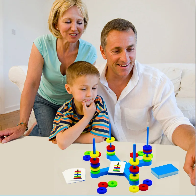 

Детская настольная игра-головоломка Sense Training, магнитное кольцо, головоломка, стек, настольная игрушка ﻿ Скоростной магнит, безопасные развивающие игрушки для детей