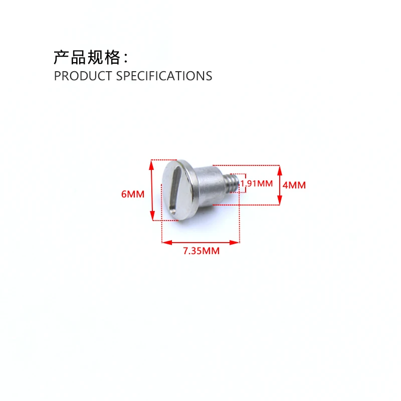 Watch Strap Connection Screws For CK EAGER Series K4B384B3 K4B371B6 Fixing Watch Strap Screws Hook Connection Fixing Screws