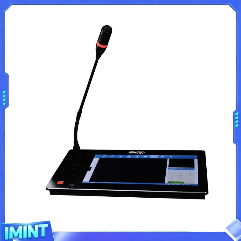 Wireless IP Network Video with XLR and Type C Connectors Installed in Command Center Office Supports Mouse Operation