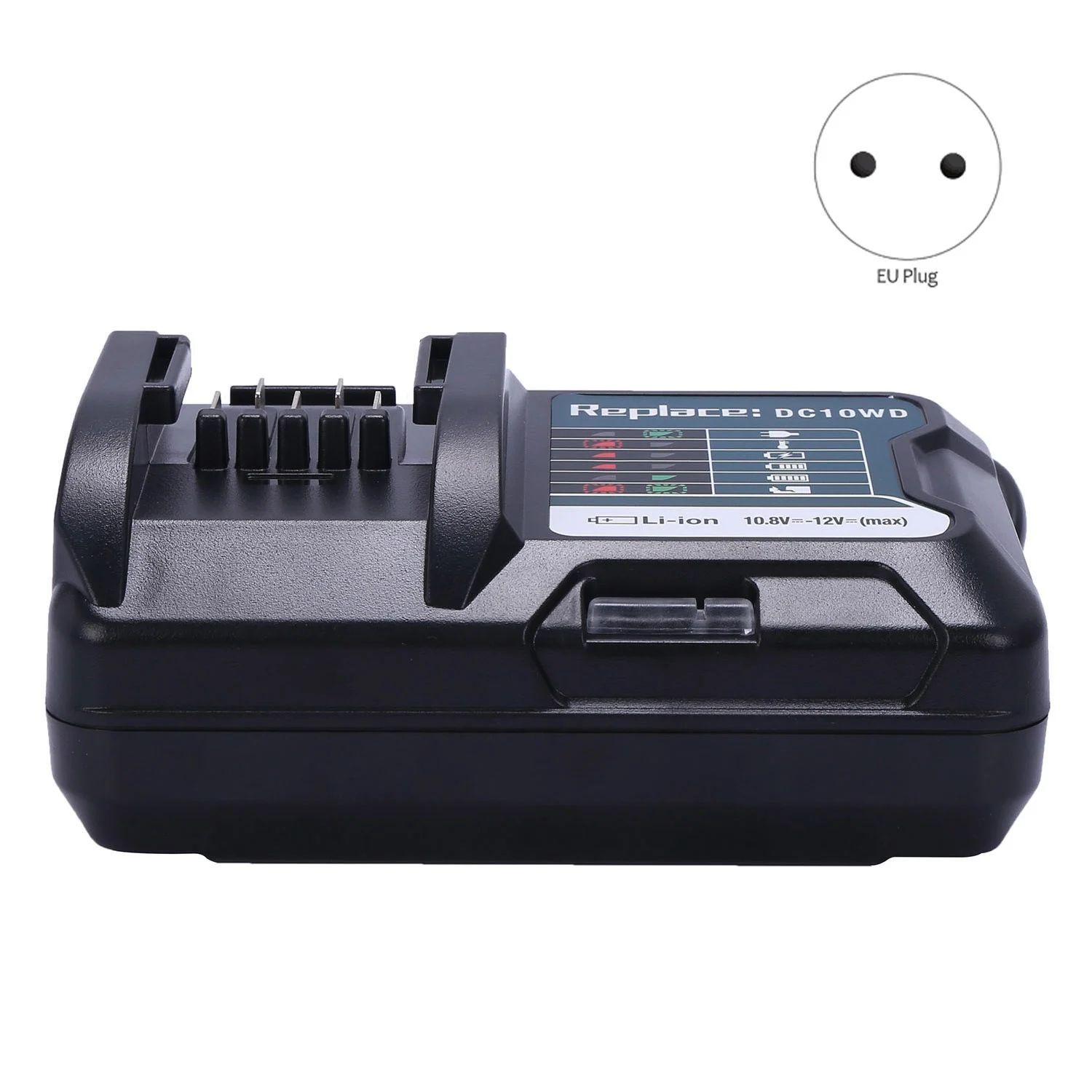 M18K-Fast Lithium Battery Charger For Makita 10.8V 12V Dc10Wd / Dc10Sb / Dc10Wc / Bl1015 / Bl1016 / Bl1021B / Bl1041B Led