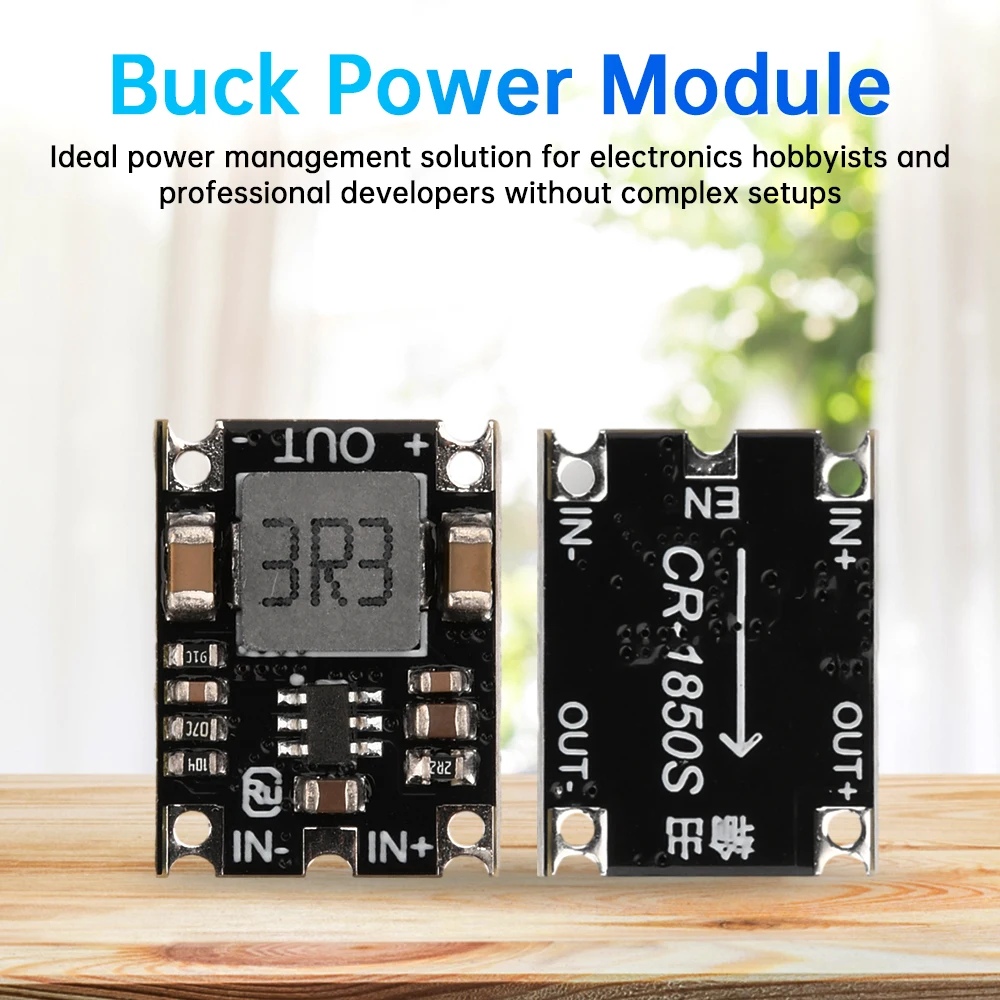 DC-DCバックパワーモジュール,電圧安定化,降圧,6.5-16v〜3.3v,5v