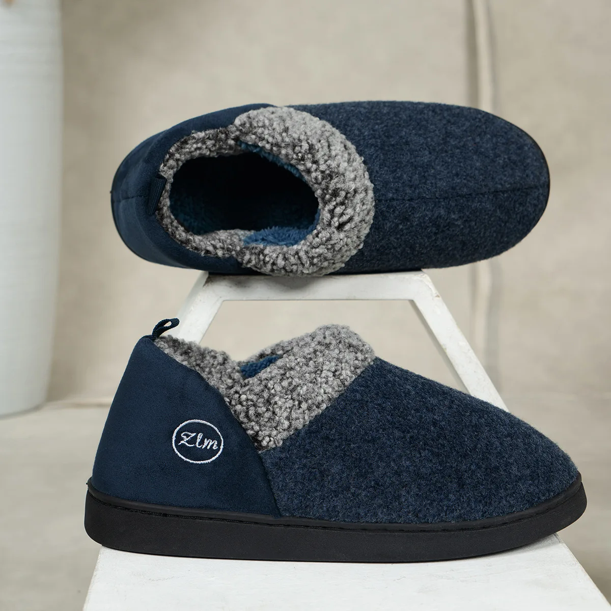 Kidmi Winter Bont Damesschoenen Loafers Antislip Outdoor Warme Katoenen Schoenen Zachte Fleece Fuzzy Damesschoenen Indoor Gezellige Huisslippers