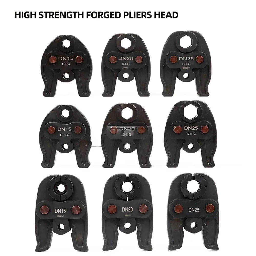 Rechargeable Electric Hydraulic Pipe Clamping Pliers Wrench DN15 DN20 DN25 for Stainless Steel Pipe Installation & Repair