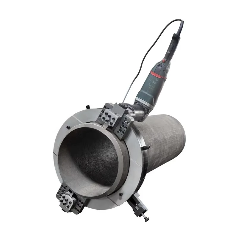 Машина для снятия фаски на холодной резки труб с разделенной рамой без искры для труб химической фабрики с наружным диаметром 480-630 мм