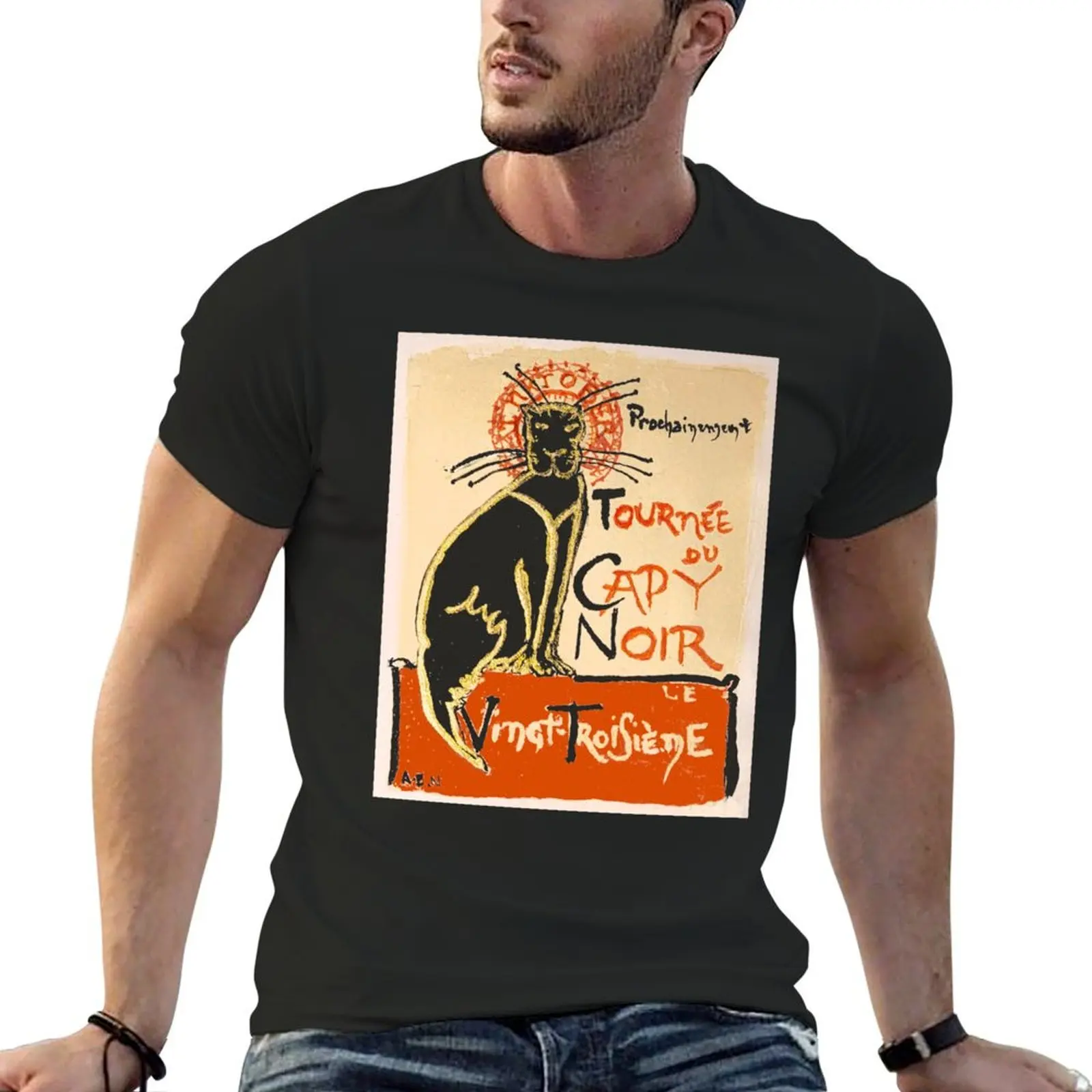 Tournée du Capy Noir T-shirt sublime customs design your own blanks plus size tops t shirt men