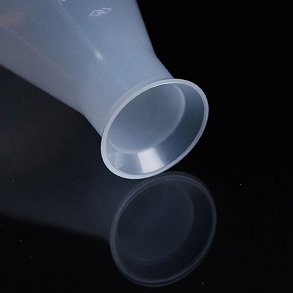 

3pcs Plastic Flask Conical Erlenmeyer Double Sided Eco Friendly Food Grade Non Toxic Standard Capacity