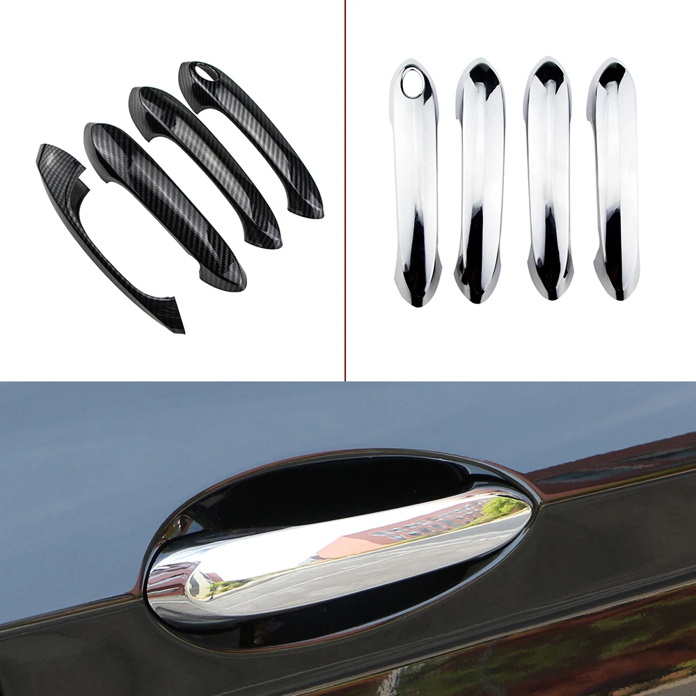 

Car Door Handle Cover Trim for BMW X3 G01 2018 - 2022 Exdoor Handle Decoration Sticker Carbon Fiber Style Accessories